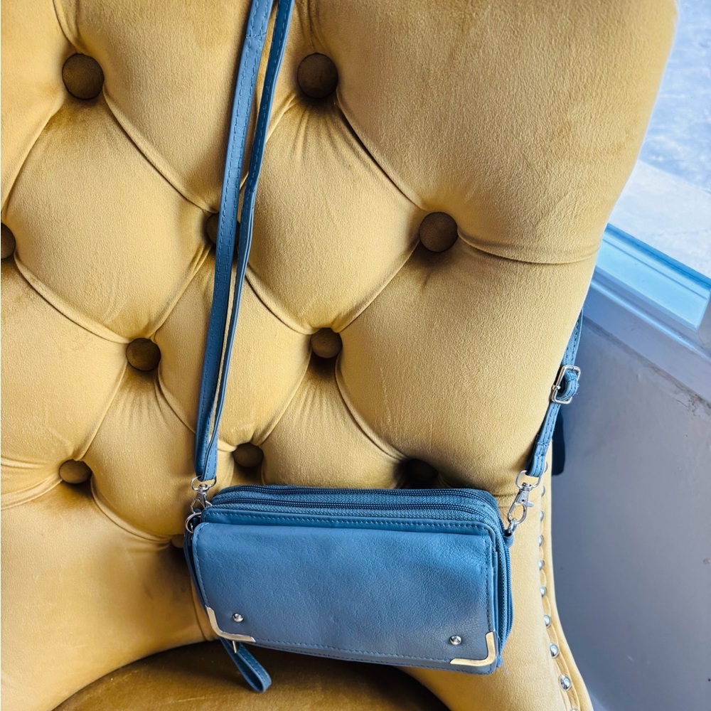 Blue Crossbody Bag